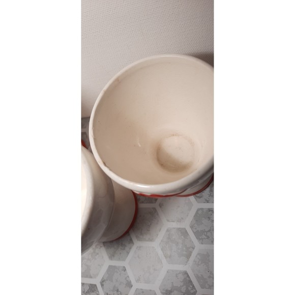 Holt Howard Set of 4 Whimsical Egg Cups, Coq Rouge Rooster Design 1961 - Picture 8 of 10